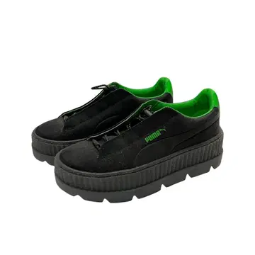 새상품 FENTY PUMA by Rihanna 25.5 블랙 x 그린