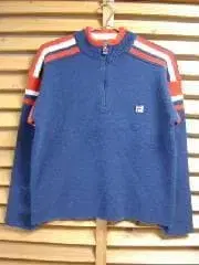 FILA 휠라 하프 지퍼 스웨터 네이비 빨간색 화이트