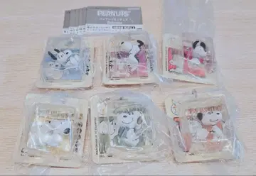 PEANUTS 패키지 미니어처 컬렉션 스누피 컴플리트 6종