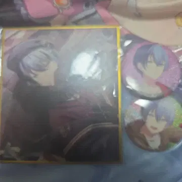 프로세카 글리터 캔뱃지 특전 7c.13c 색지 토우야