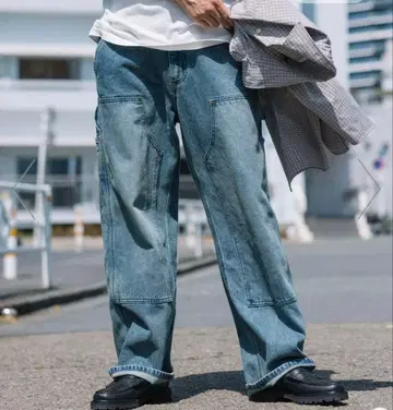 FREAK'S STORE 더블니 데님 팬츠 M