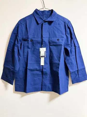 GALERIE VIE 네이비 7부 기장 셔츠