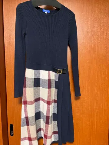 블루 레이블 크레스트브릿지 니트 원피스 36