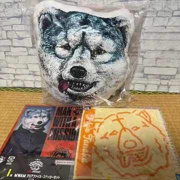 MAN WITH A MISSION 제일복권 C상 페이스 쿠션 증정품 포함