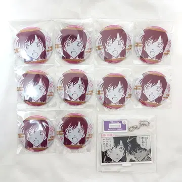 명탐정 코난 유미란(모리 란) 앱 캔뱃지 아크릴 스탠드 키링 세트