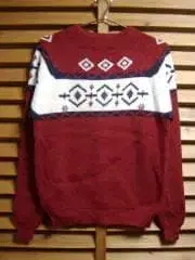 노르딕 무늬 빈티지 스웨터 미국 빈티지 의류 70년대 80년대