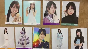 노기자카46 카키 하루카 사진 8장 세트 캔뱃지 2개