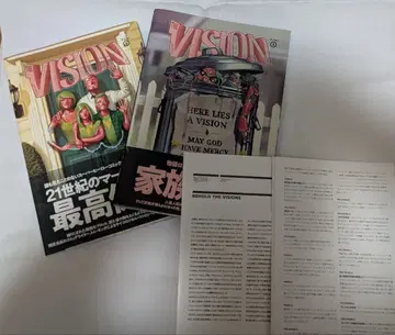 아메리칸 코믹스 한국어판 VISION 설명서 포함