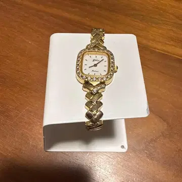 테크노스 주얼 팔찌 쿼츠 손목시계 골드