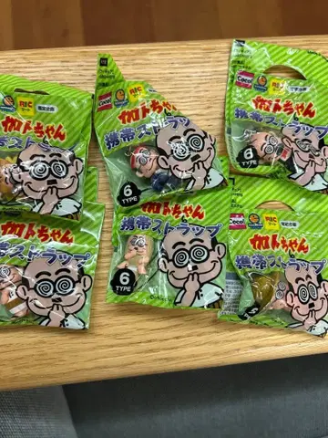 카토짱 핸드폰 스트랩 편의점 한정판 전 6종 세트