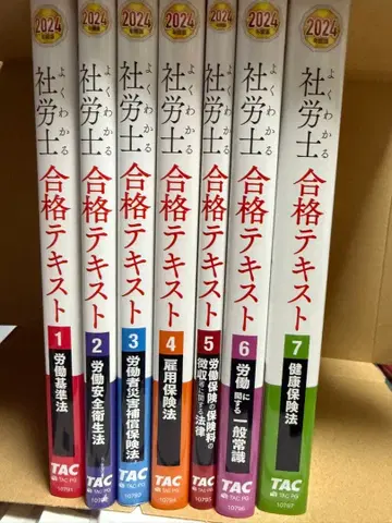 노무사 합격 텍스트 2024년판 1~7권 세트
