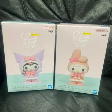 산리오 캐릭터즈 Fluffy Puffy ~ 마이멜로디 & 쿠로미 세트