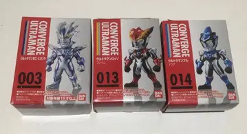 새상품 울트라맨 컨버지 3개 세트 제로 로쏘 블루 반다이