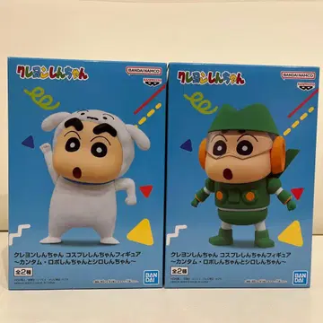짱구는 못말려 코스프레 피규어 로봇짱구 흰둥이짱구 2체 세트