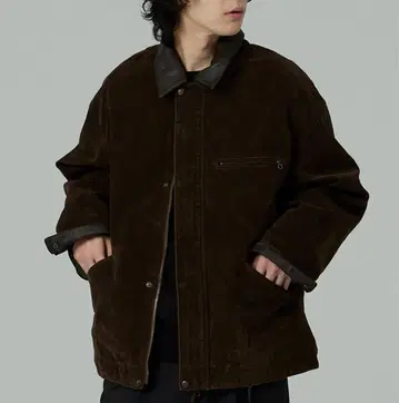 FREAK'S STORE 레드 스웨이드 워크 자켓 스웨이드 M