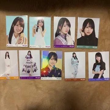 노기자카46 카키 하루카 사진 8장 세트 캔뱃지 2개