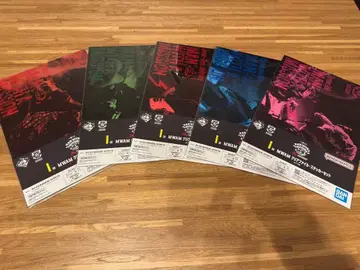 맨위즈 제일복권 I상 클리어 파일 스티커 5세트