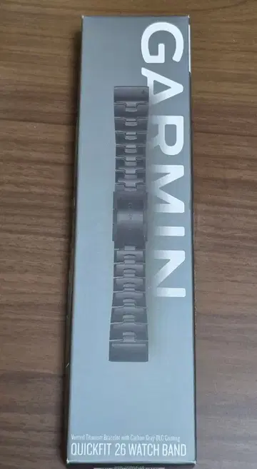 GARMIN QuickFit26 카본 그레이 티타늄