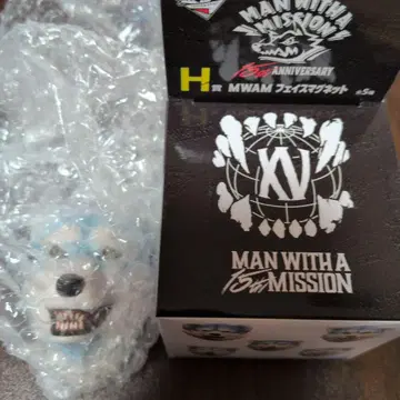 MAN WITH A MISSION 제일복권 H상 페이스 마그넷 박스 포함