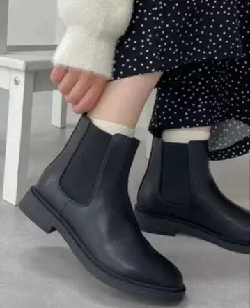 블랙 사이드 고어 부츠 L 사이즈