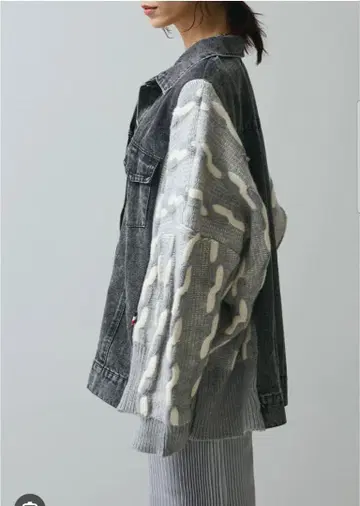 ESICA 에시카 도킹 니트 자켓