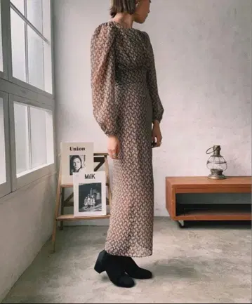 Link 리터치 패턴 레이디 원피스