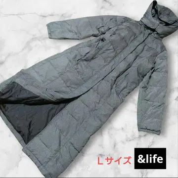 여성용 다운 롱 벤치 코트