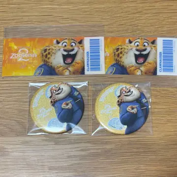 주토피아 캔뱃지 세트 [크라우저]