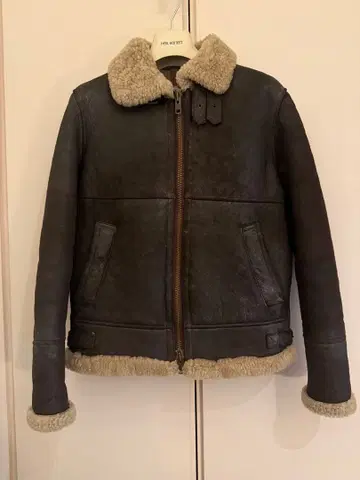 WLG by GIORGIO BRATO 무스탕 가죽 b3 자켓