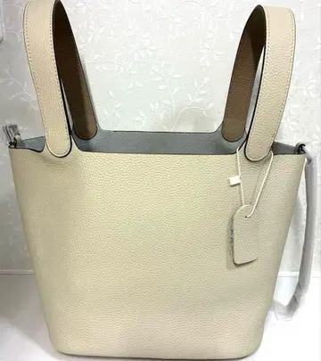 [새상품] 천연 가죽/버킷형 핸드백 2way