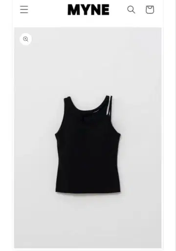 [ MYNE ] 비대칭 브라 탑