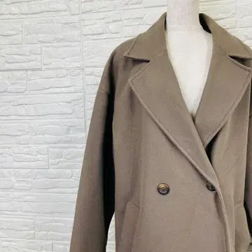 [ 004463 ] Ray Cassin 체스터 코트 무지 롱 F