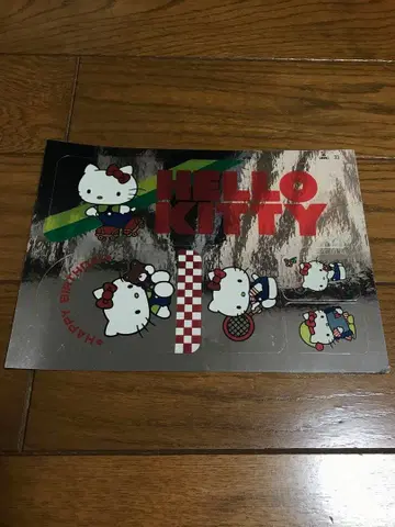 기간 한정 판매 딸기 신문 201호 부록 키티 스티커 산리오