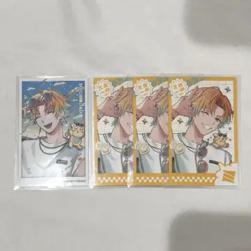 미미일체!!!!!! 우사미 리토 폴라로이드풍 카드 4장 세트