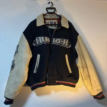 AVIREX 바시티 자켓 BLACK ACES