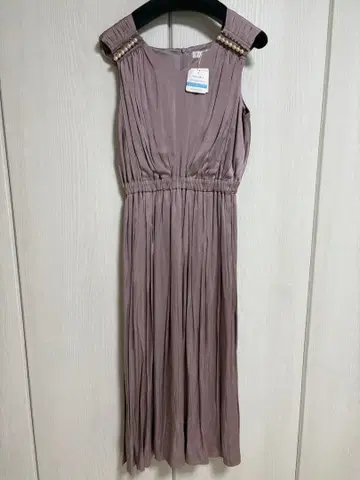 STRAWBERRY FIELDS 연보라색 드레스 비즈 장식 포함