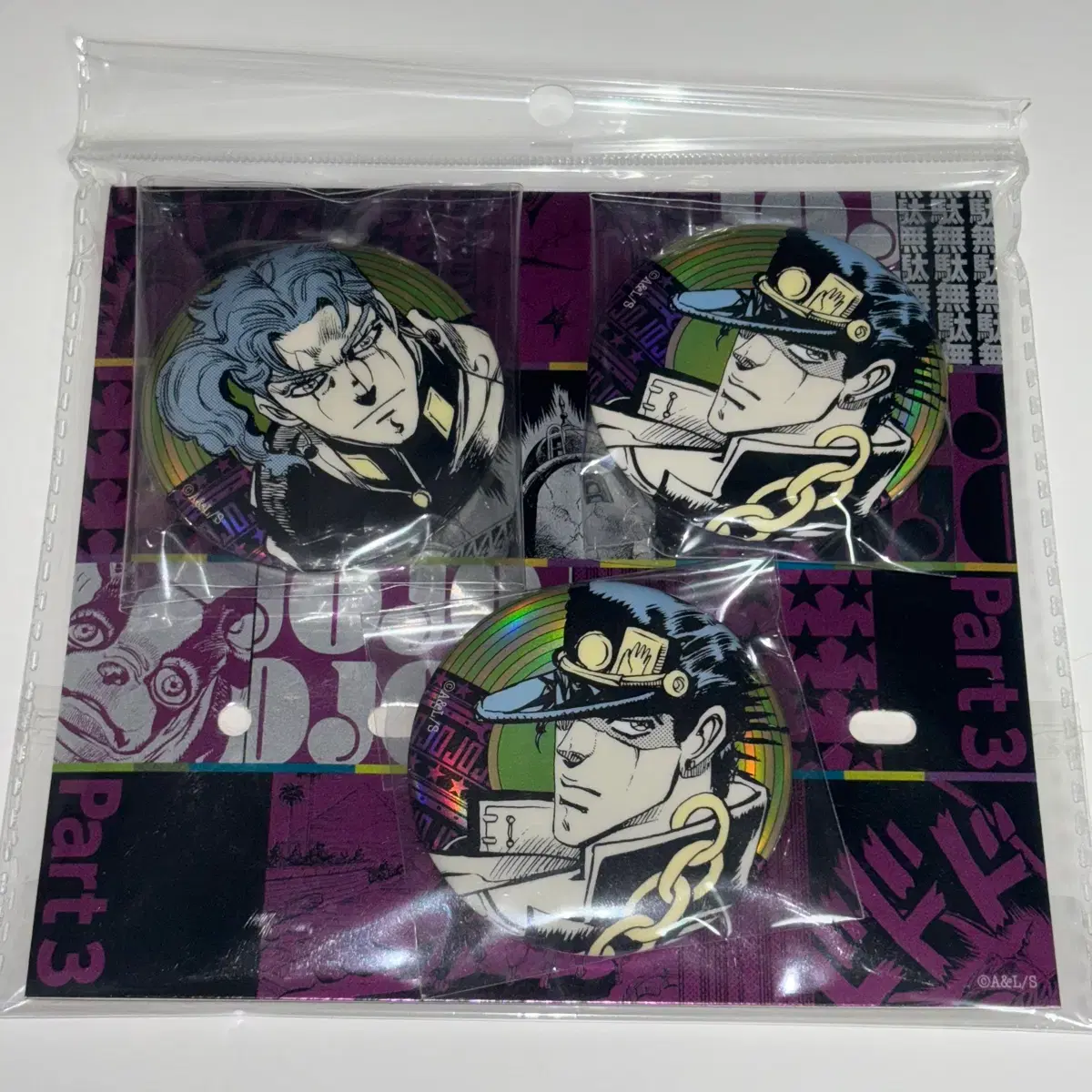 죠죠의 기묘한 모험 죠타로 카쿄인 중프샵 캔뱃지 3부