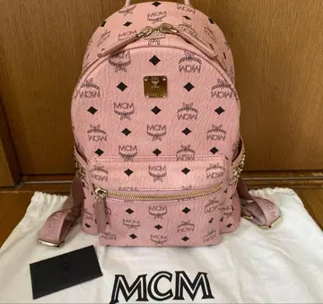 mcm 백팩 핑크