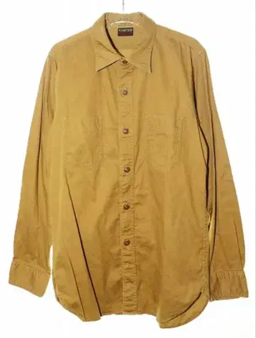 ATLAST&CO 아뜨라스트 코튼 워크 셔츠 긴팔 카멜