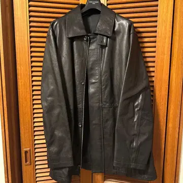 23ss Stein 슈타인 LeatherCarJacket 가죽 카 코트