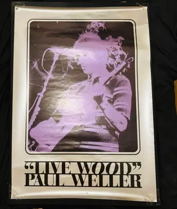 Paul Weller LIVE WOOD 포스터 B2 사이즈