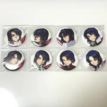 건담 SEED 아스란 가득 캔뱃지 8개 세트