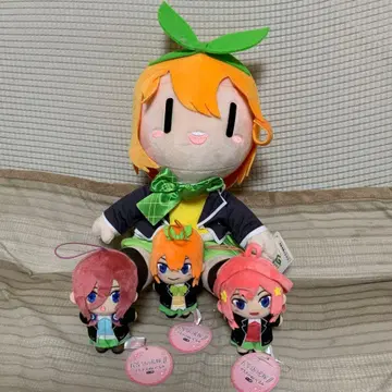 5등분의 신부 BIG 봉제 인형 나카노 네잎 마스코트 봉제 인형 3개