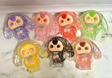 Babythree 야광 오일 비즈 포함 피규어 7개 세트