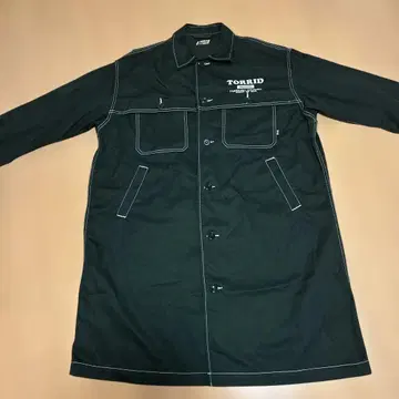 RNA TORRID 롱 커버올 다크 그린 사이즈 M