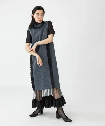 UNITED TOKYO 프렐류드 프릴 원피스