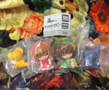 카드캡터 사쿠라 피규어 4개 세트 어깨 쿵 Fig. 컴프
