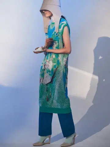 [ HATRA ] PARROT KNIT ONE PIECE