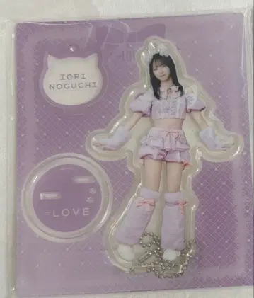 =LOVE 이코라브 노구치 이오리 아크릴 스탠드 키링 고양이 의상