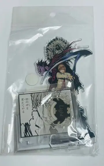 데스노트 전시회 원화전 아크릴 디오라마 아크릴 스탠드 야가미 라이토